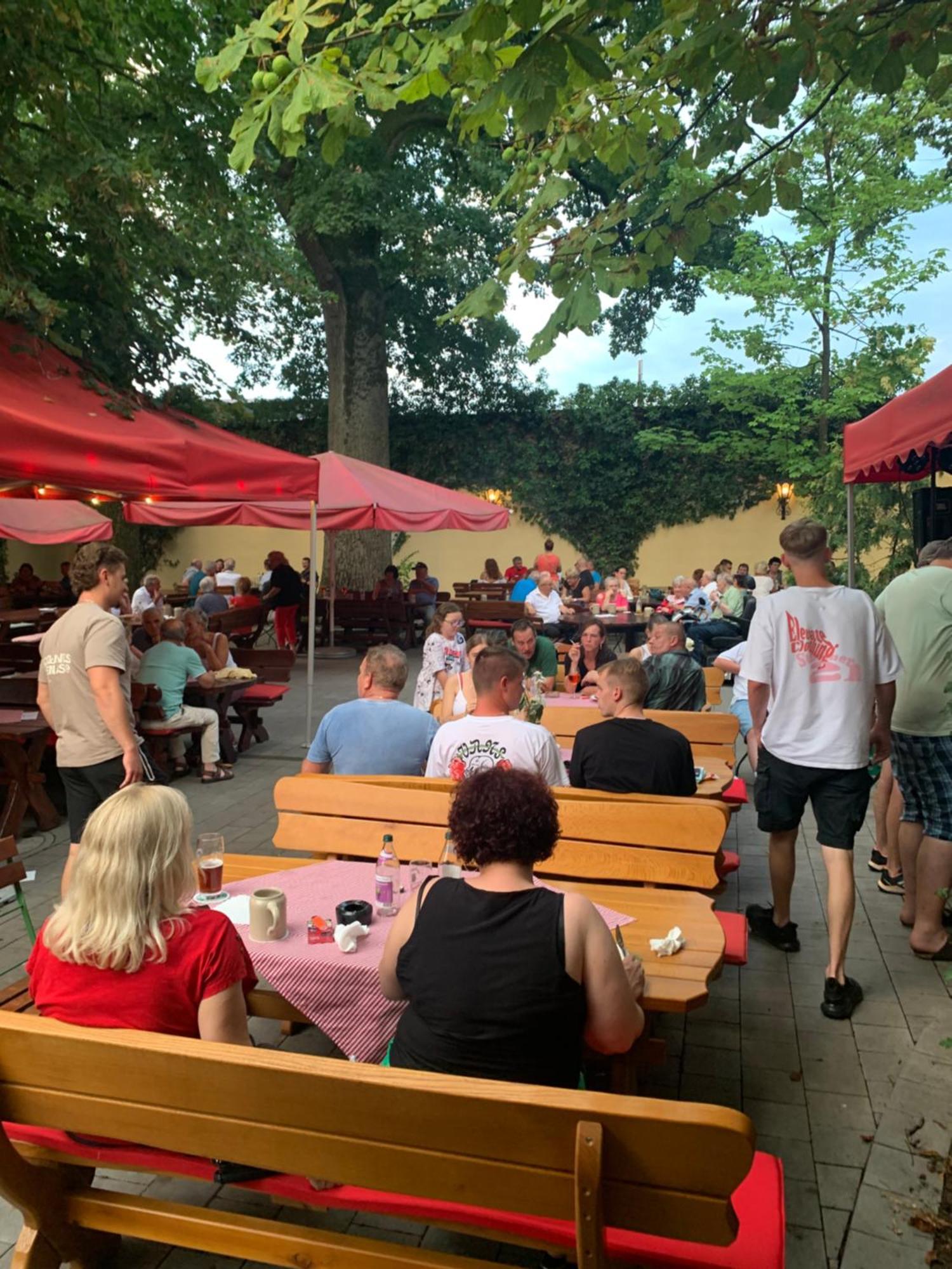 Brauerei Gasthof Kraus Hirschaid Dış mekan fotoğraf